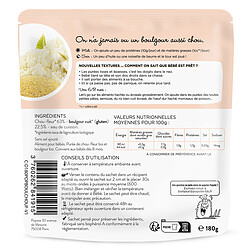 Popote Les Moulinés Chou-fleur et Boulgour - 180 g