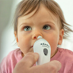 BÉABA Mouche-bébé Electrique Nomade Aspidoo - Blanc