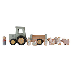 Little Dutch Tracteur avec Remorque Little Farm pas cher