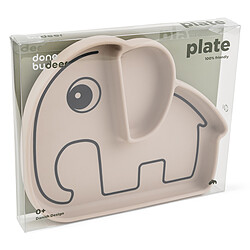 Done by Deer Assiette Silicone Stick & Stay Elphee - Sable pas cher