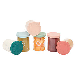 Babymoov Lot de 6 ISY BOWLS en Verre 250 ml - Multicolore