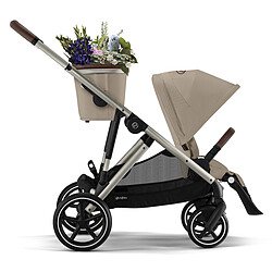 Cybex Poussette Evolutive Gazelle S Châssis Taupe - Almond Beige