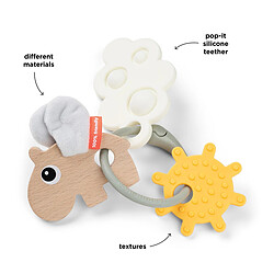 Done by Deer Anneau de Dentition Hochet - Happy Cloud 