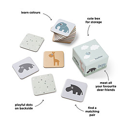 Done by Deer Jeu de Memory - Deer Friends  pas cher