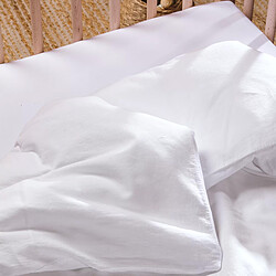 Kadolis Housse de Couette Pur Coton Bio Blanc - 100 x 140 cm