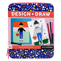 Petit Collage Kit de Dessin et de Collage Fashionistas
