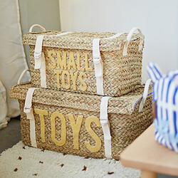 Childhome Lot de 2 Paniers en Rotin - Jaune