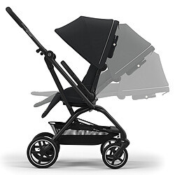 Avis Cybex Poussette Compacte Eezy S Twist+2 Châssis Black - Magic Black