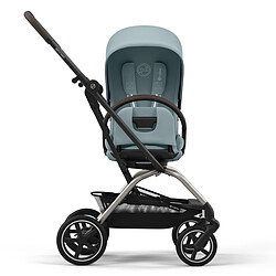 Cybex Poussette Compacte Eezy S Twist+2 Châssis Taupe - Stormy Blue