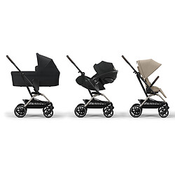 Acheter Cybex Poussette Compacte Eezy S Twist+2 Châssis Taupe - Almond Beige