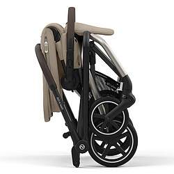 Cybex Poussette Compacte Eezy S Twist+2 Châssis Taupe - Almond Beige pas cher