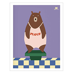 Ma petite vie Affiche Plouf - 40 x 30 cm