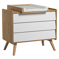 Acheter Vox Meubles Chambre Trio Vintage 60 x 120 cm - Chêne et Blanc