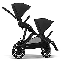 Cybex Poussette Double Gazelle S Châssis Black - Moon Black pas cher