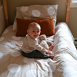 Bblüv Lot de 2 Barrières de Lit Gonflables Bümps - Blanc