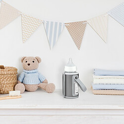 Lionelo Chauffe-biberon Nomad Thermup Go - Grey Silver 