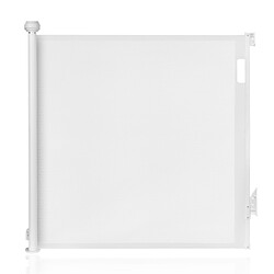 Lionelo Barrière de Sécurité Rétractable Thea - White Natural