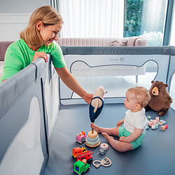 Avis Lionelo Grand Parc Bébé Willow - Grey Concrete