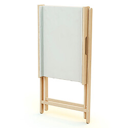 WEBABY Table à Langer Pliante Essentiel - Hêtre Verni