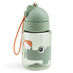 Done by Deer Gourde avec Paille Playground Vert - 280 ml
