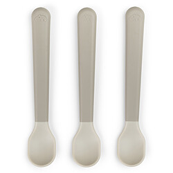 Done by Deer Lot de 3 Cuillères Easy Grip Foodie - Sable