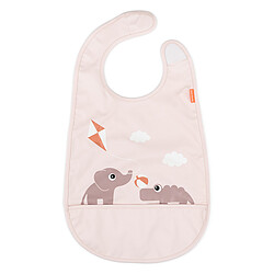 Done by Deer Bavoir Velcro - Playground Rose