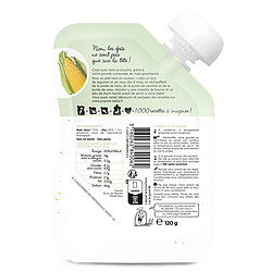 Popote Gourde Repas Bio Maïs - 120 g