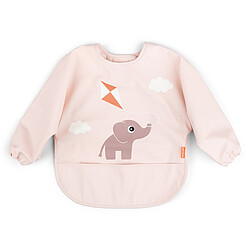 Done by Deer Bavoir à Manches avec Poche Playground Rose - 6/18 Mois