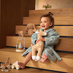 Jollein Peignoir de Bain Miffy Jacquard Sea Green - 3/4 Ans