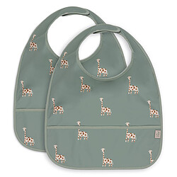 Jollein Lot de 2 Bavoirs Imperméables - Jungle Jambo 