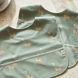 Jollein Lot de 2 Bavoirs Imperméables - Jungle Jambo 