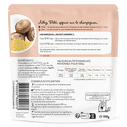 Popote Les Petits Morceaux Champignons et Coquillettes - 190 g