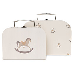 Jollein Lot de 2 Valisettes à Jouets - Nostalgic Ride