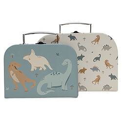 Jollein Lot de 2 Valisettes à Jouets - Roarsome