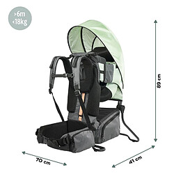 Avis Babymoov Porte-bébé de Randonnée Moov & Hike - Vert Sauge
