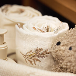 Jollein Lot de 3 Petits Langes Gaze de Coton - Riverside