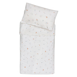 Jollein Housse de Couette et Taie Lovely Birds - 100 x 140 cm
