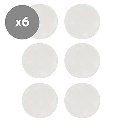 carriwell Lot de 6 Coussins d'Allaitement en Soie Blanc - Taille Unique