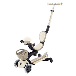Globber Trottinette Evolutive Go Up Baby 360 Lights - Taupe
