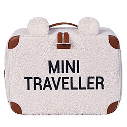 Childhome Valise Mini Traveller - Teddy Ecru