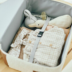 Childhome Valise Mini Traveller - Teddy Ecru
