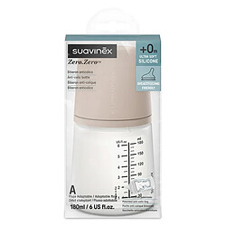 Suavinex Biberon Anti-Colique Zerø.Zerø Spécial Allaitement Medium - 180 ml