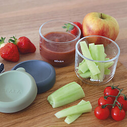 BÉABA Lot de 2 Portions Verre 150 ml - Sage Green & Mineral