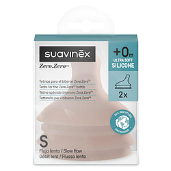 Acheter Suavinex Lot de 2 Tétines Zerø.Zerø 1 Trou Deep - Débit Lent