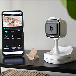 BÉABA Ecoute-bébé Vidéo Zen Nomad - White 