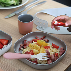 BÉABA Set de Vaisselle 3 Pièces en Inox - Terracotta