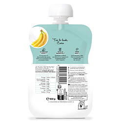 Popote Gourde Repas Bio Brassé Coco Banane - 100 g