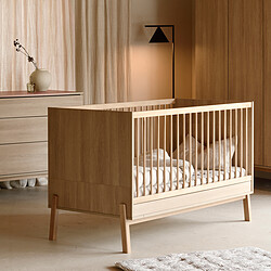 Quax Lit Bébé Evolutif Ashi Honey Ash - 140 x 70 cm