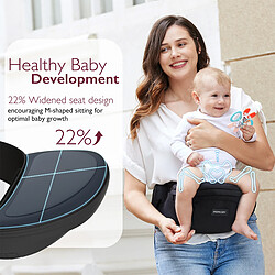 Momcozy Porte-bébé Hip Seat Medium - Noir