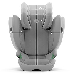 Cybex Siège Auto Solution G2 Plus Groupe 2/3 - Stone Grey pas cher